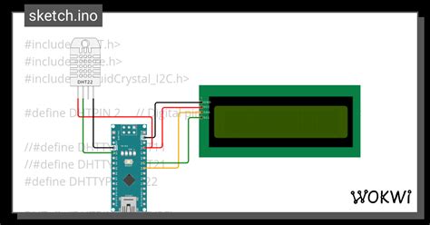 Dht With Lcd X I C Wokwi Esp Stm Arduino Simulator