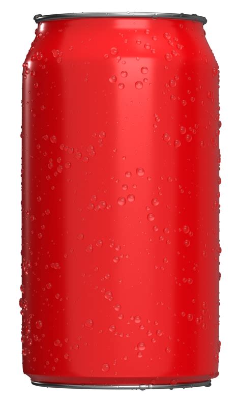 Blank Red Soda Can