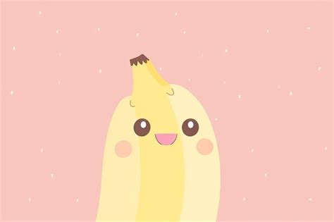 Premium Ai Image Cute Cartoon Banana Character Summer Ftuit On Pink