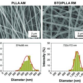 Morphology And Microstructure Of Electrospun Randomly Oriented Bto Plla