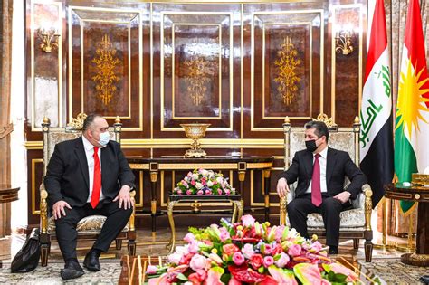 Pm Masrour Barzani Meets Romanian Ambassador To Iraq