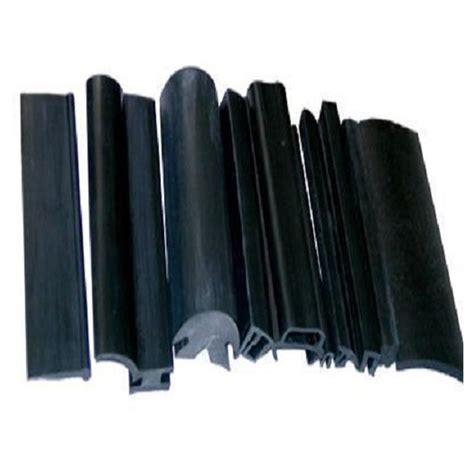 Black Synthetic Rubber Extruded Profile For Industrial At Rs 10 Meter