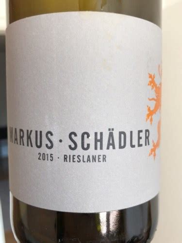 Markus Sch Dler Rieslaner Vivino Us