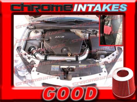 Black Red 06 07 08 09 Chevy Malibupontiac G6 39 39l V6 Cold Air