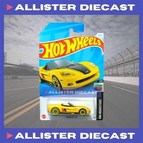 Hot Wheels Corvette C Yellow Hotwheels Corvette C Yellow HW Roadsters