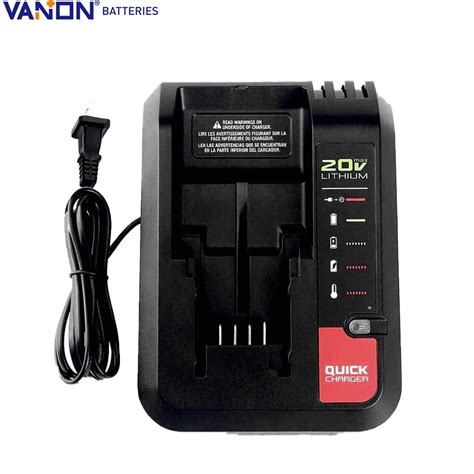 20v Pcc692l Replacement Porter Cable Or Blackanddecker 20v Max Lithium Battery Charger Lcs1620