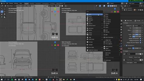 How To Add Reference Images For Modelling In Blender New Youtube