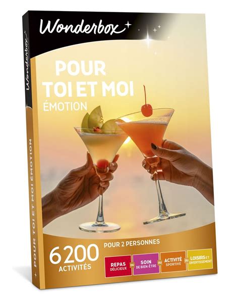 Coffret Cadeau Wonderbox Pour Toi Et Moi Emotion Coffret Cadeau Achat And Prix Fnac