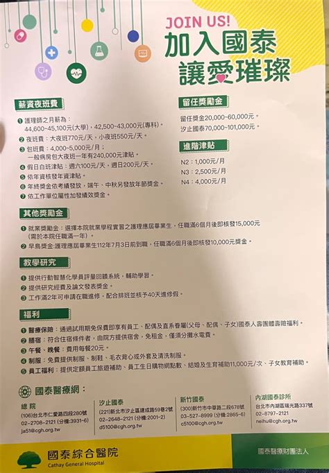 選擇單位或醫院問題 新竹馬偕、804桃園國軍總、國泰總院（皆or 護理板 Dcard