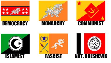 Alternate Flags Of Bhutan By Wolfmoon25 On Deviantart