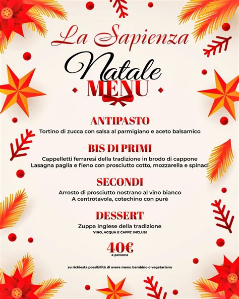 Men Di Natale Agriturismo Ferrara La Sapienza