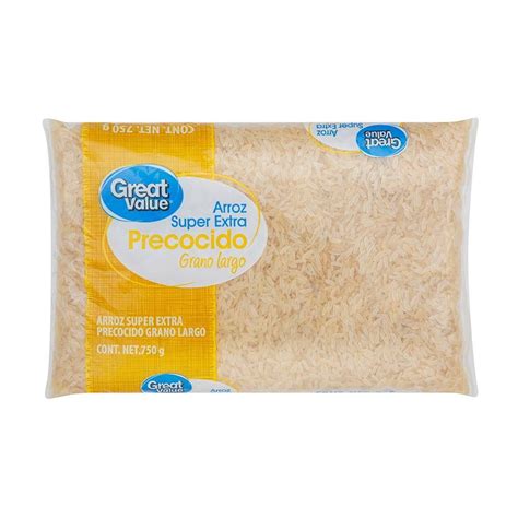 Arroz Great Value súper extra precocido 750 g Walmart