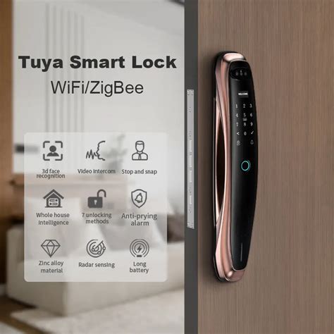 Glomarket New Product Tuya 3d Face Recognition Smart Door Lock With