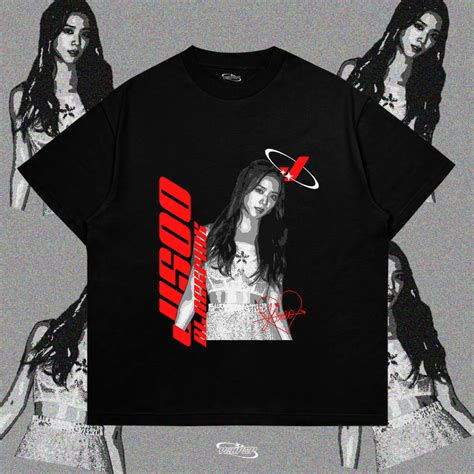 Jual Jisoo Blackpink Oversized T Shirt Shopee Indonesia