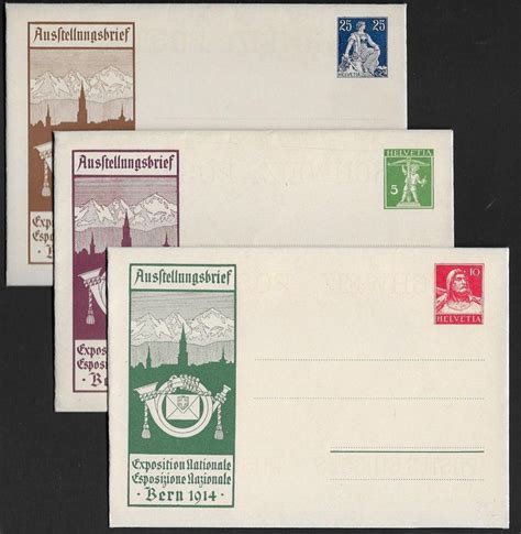 1914 BERN Illust LANDI Brief SET Ungebraucht Ab 1 Kaufen Auf Ricardo