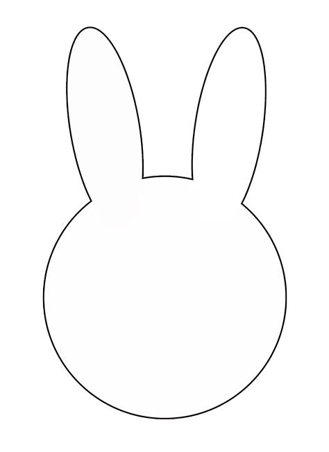 Easter Bunny Head Shape