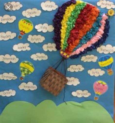 22 Best Hot Air Balloon Classroom Theme Images On Pinterest Hot Air Balloons Air Balloon And