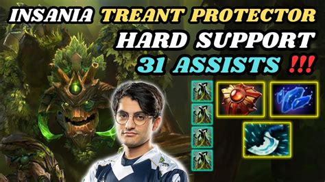 INSANIA Treant Protector Hard Support Highlights 31 ASSISTS Smoke