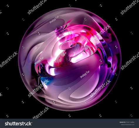 3d Render Abstract Art Glass Sphere Stock Illustration 1532116802 Shutterstock