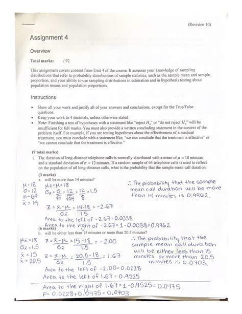 Math215 Assignment 4 Math 215 Studocu