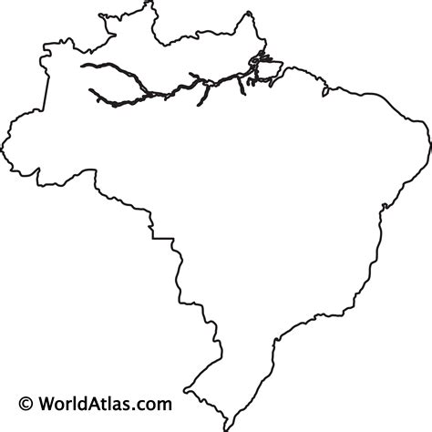 Brazil Map Physical