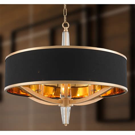 Black Drum Shade Ceiling Light Ruivadelow