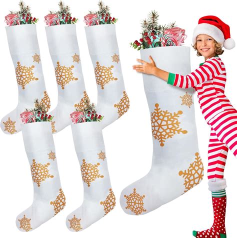 Amazon Maitys 5 Pcs Giant Christmas Stocking Felt Jumbo Christmas