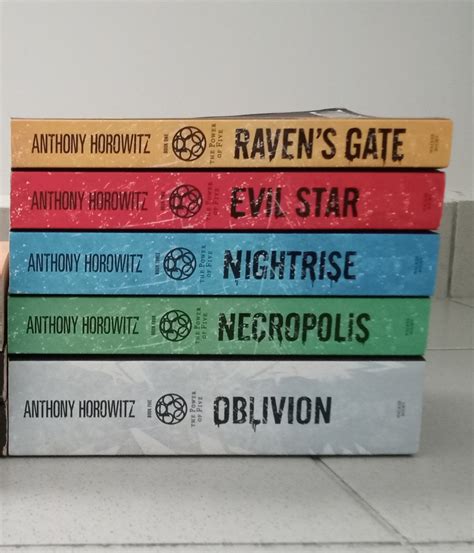 (FULL SET) The Power of Five Series Anthony Horowitz, Hobbies & Toys ...