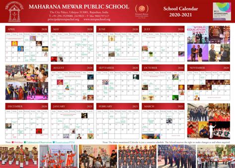 MMPS_Calendar_2020-21 | PDF