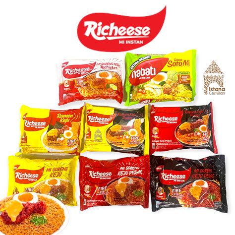 Jual Nabati Richeese Mi Instan Viral Mi Goreng Keju Lv 0 Lv 3 Lv 5