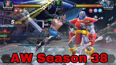 Aw Season 38 Ghost Vs Sasquatch And Namor Vs Terrax War 2 Pt1 Mcoc Aliance War Youtube