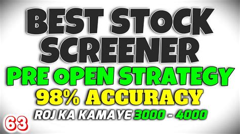 chartink screener  intraday trading  screener