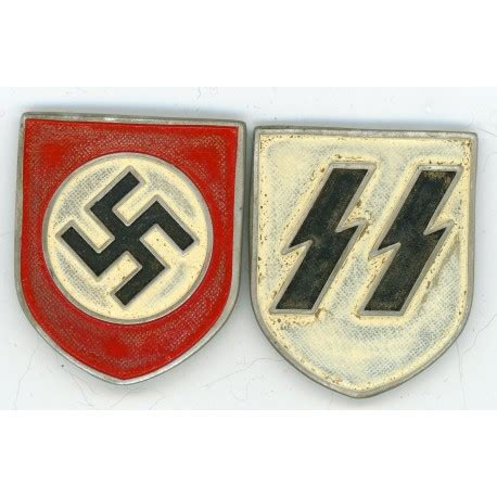 WWII German Tropical Helmet Insignia - German rings and other nazi awards