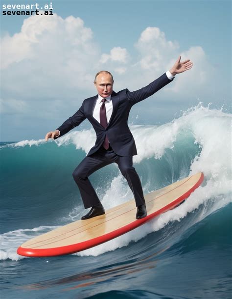 Create A Satirical Image Of Vladimir Putin As A Stand Up Comedian