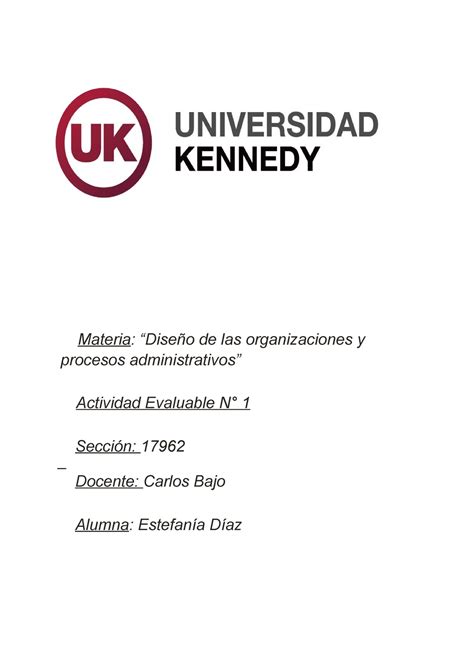 Ensayo Act Evaluable 1 Economia Universidad Kennedy Studocu