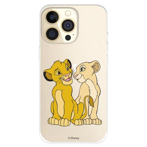 Cover Per Iphone Pro Ufficiale Della Disney Simba E Nala Silhouette