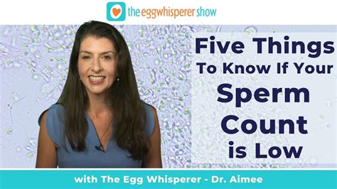 Five Things To Know If Your Sperm Count Is Low The Balls Method For Male Infertility Youtube