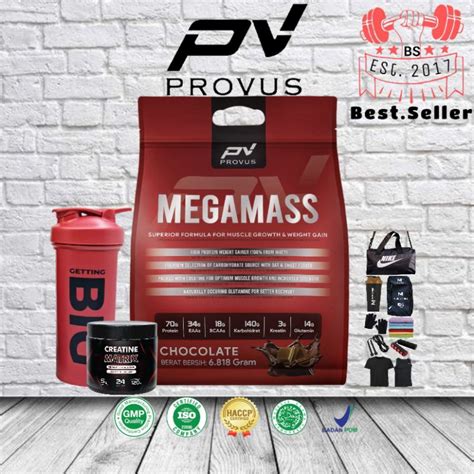 Jual PROVUS MEGAMASS 10 Lbs 15 Lbs Susu Gainer Weight Gain