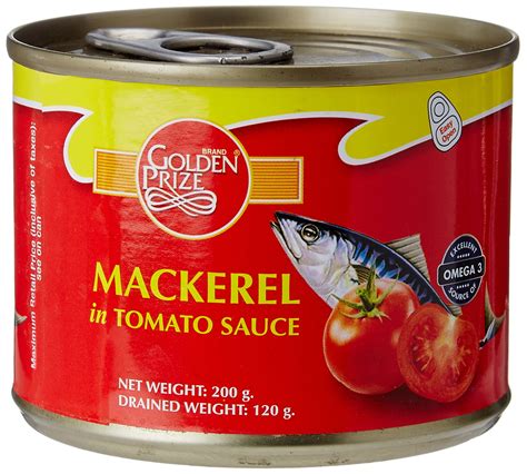 Buy Golden Prize Mackerel In Tomato Sauce 200g Online At Desertcart UAE