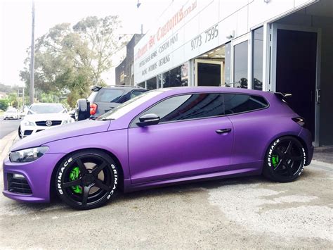 Volkswagenscirocco Modified Mattepurple Volkswagen Scirocco