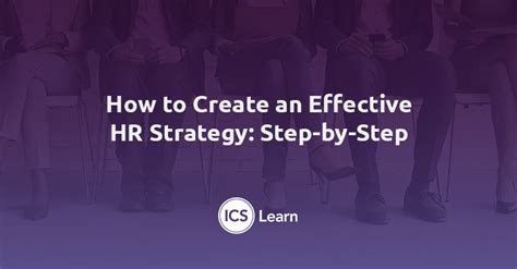 How To Create An Effective Hr Strategy Step By Step Human Resources