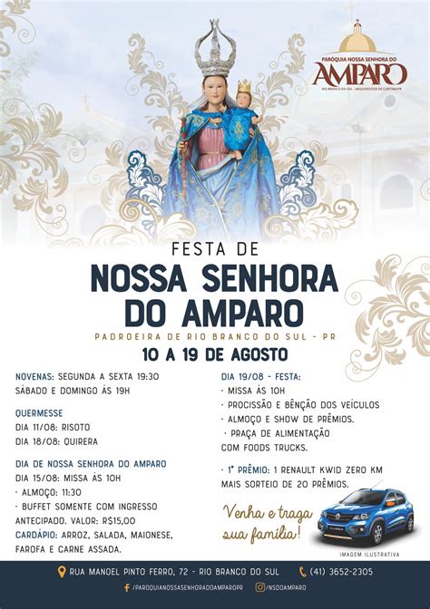 Festa De Nossa Senhora Do Amparo Em Rio Branco Do Sul Arquidiocese De