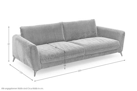 Megapol Sofa MP IN23149 in Rosa Möbel Letz Ihr Online Shop