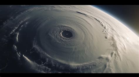 Premium AI Image | Hurricane from space Satellite view Super typhoon ...