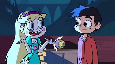 Download Star Butterfly And Marco Diaz Exploring A Magical Realm