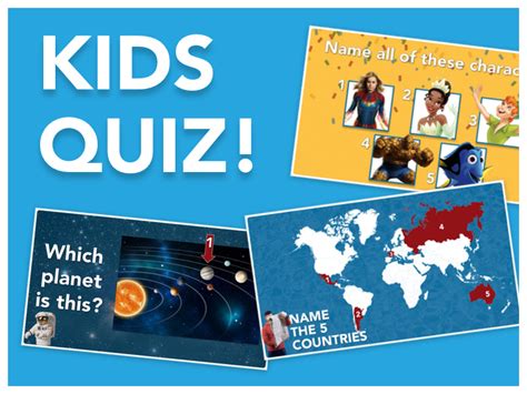 kids quiz teaching resources