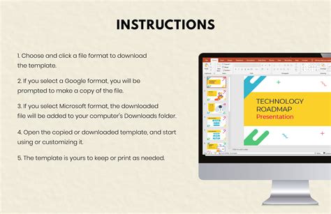 Technology Roadmap Presentation Template in Apple Keynote, PDF, PowerPoint, Google Slides ...