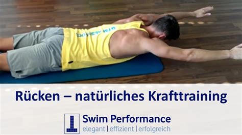 Krafttraining ohne Hilfsmittel Rücken stärken Rückenmuskulatur