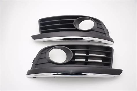 1pair Front Lower Bumper Grill Fog Lamp Light Cover Left And Right Side For Vw Jetta Mk5 2005 2010