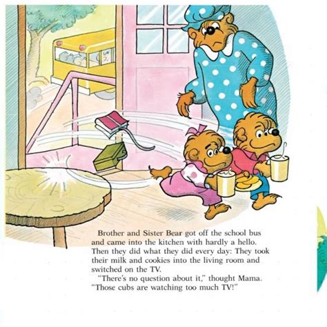 The Berenstain Bears And Too Much Tv By Stan Berenstain And Jan Berenstain 9780394865706